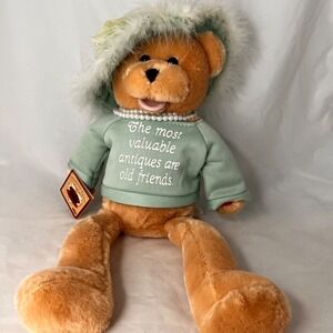 Chantilly Lane Musical Teddy Bear Talking Plush PBC Vintage Quote Works
